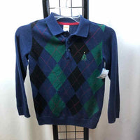 Gymboree Navy Argyle Child Size 7 Boy's Sweater