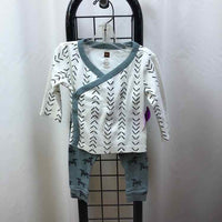 Tea White Patterned Child Size 3-6 Months Boy's Outfit
