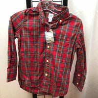 Gap Red Plaid Child Size 4/5 Boy's Shirt
