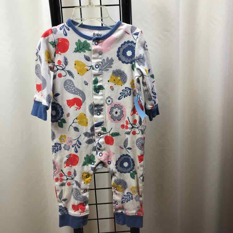 baby Boden White Floral Child Size 6-12 m Girl's Pajamas