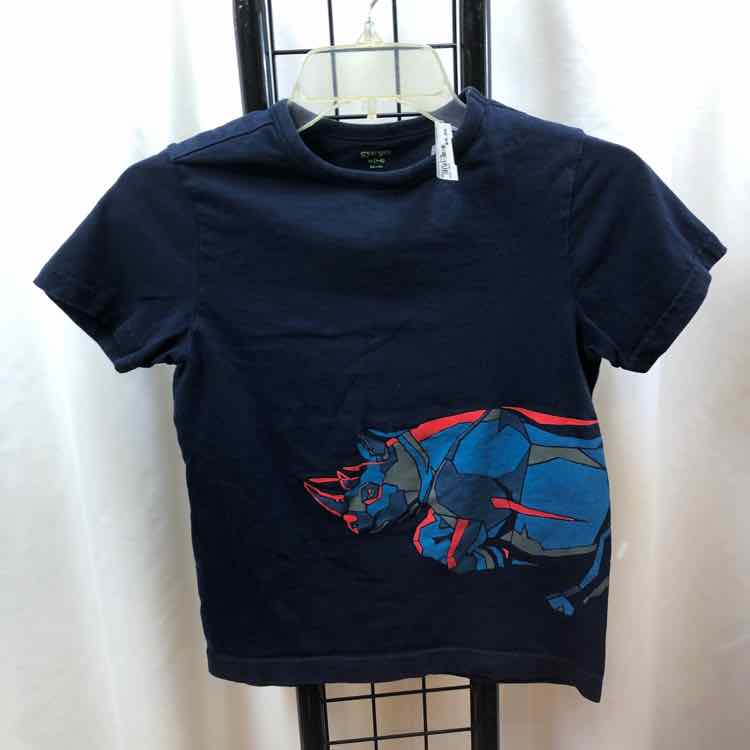Gymgo Navy Graphic Child Size 7/8 Boy's Shirt