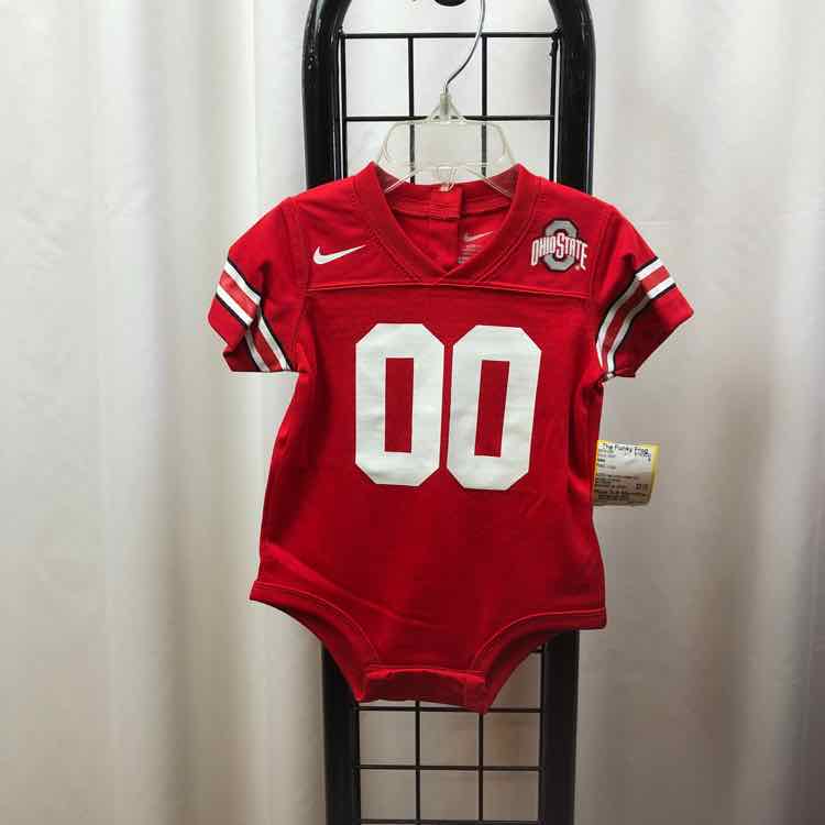 Nike Red Logo Child Size 3-6 Months Boy's Shirt