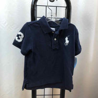 Ralph Lauren Navy Solid Child Size 24 m Boy's Shirt