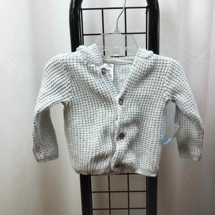 Carter's Gray Solid Child Size 9 m Boy's Sweater