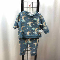 Posh Peanut Blue Patterned Child Size 6-12 m Boy's Jogging Suit