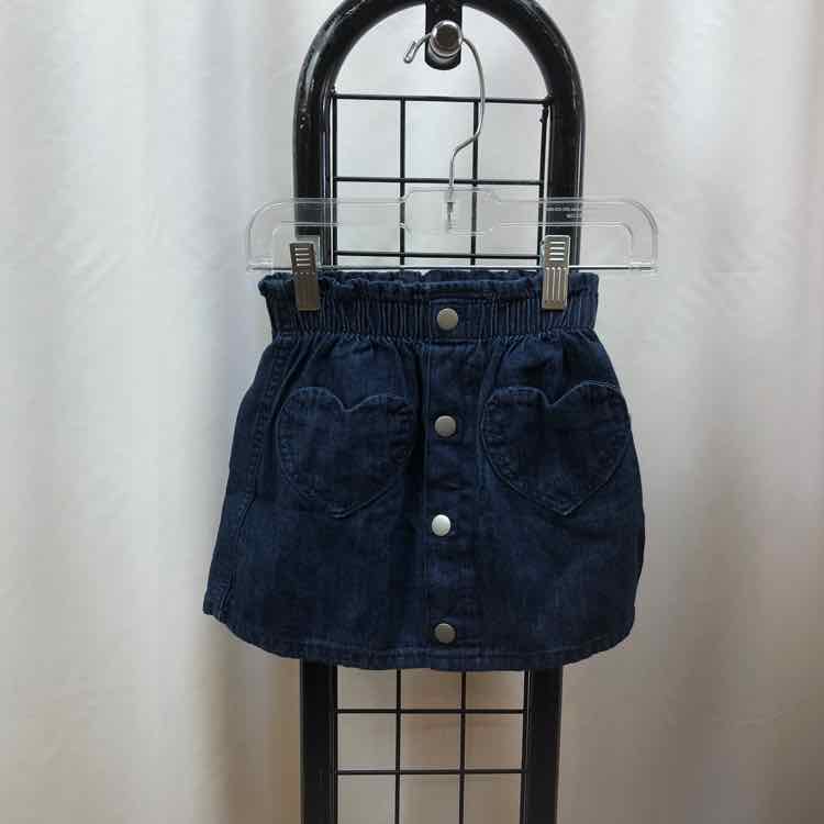 Old Navy Denim Solid Child Size 3 Girl's Skirt