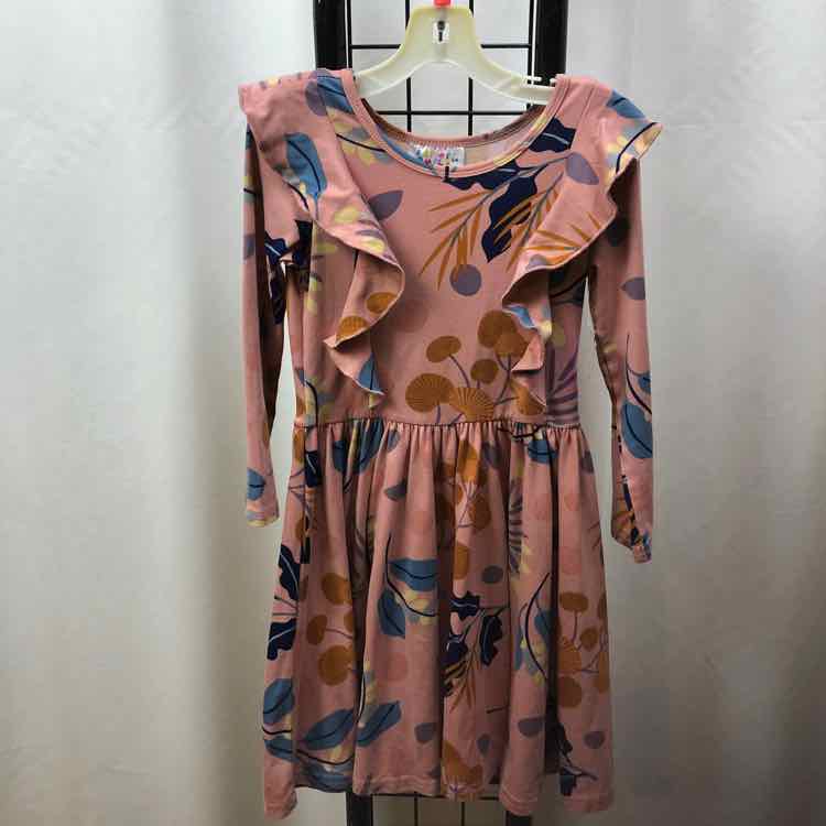 Dot Dot Smile Pink Floral Child Size 5/6 Girl's Dress