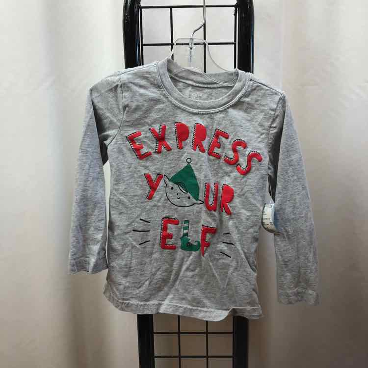 just one you Gray Christmas Child Size 3 Boy's Shirt