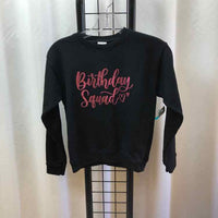 Hanes Black Graphic Child Size 10/12 Girl's Sweatshirt