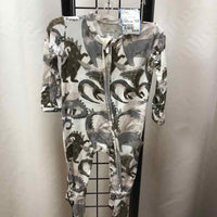 Posh Peanut White Dinosaurs Child Size 0-3 m Boy's Pajamas