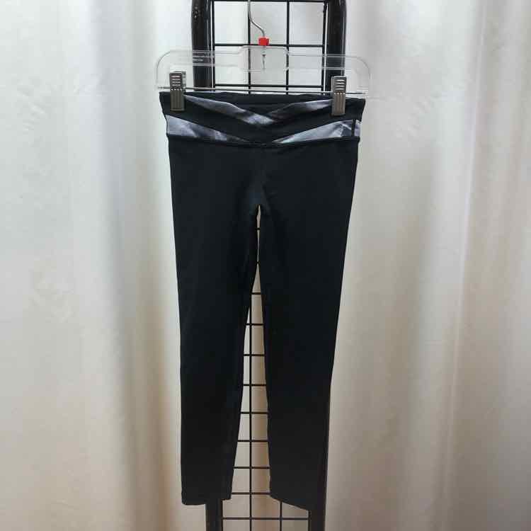 Ivivva Black Solid Child Size 6 Girl's Pants