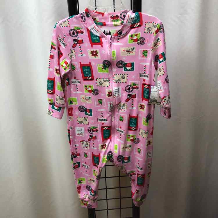 Pink Christmas Child Size 18 m Girl's Pajamas