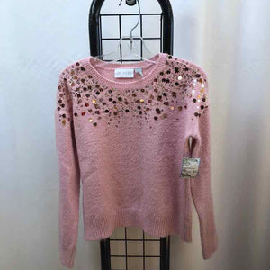 Children's Place Pink Sequin Child Size 7/8 Girl's Sweater