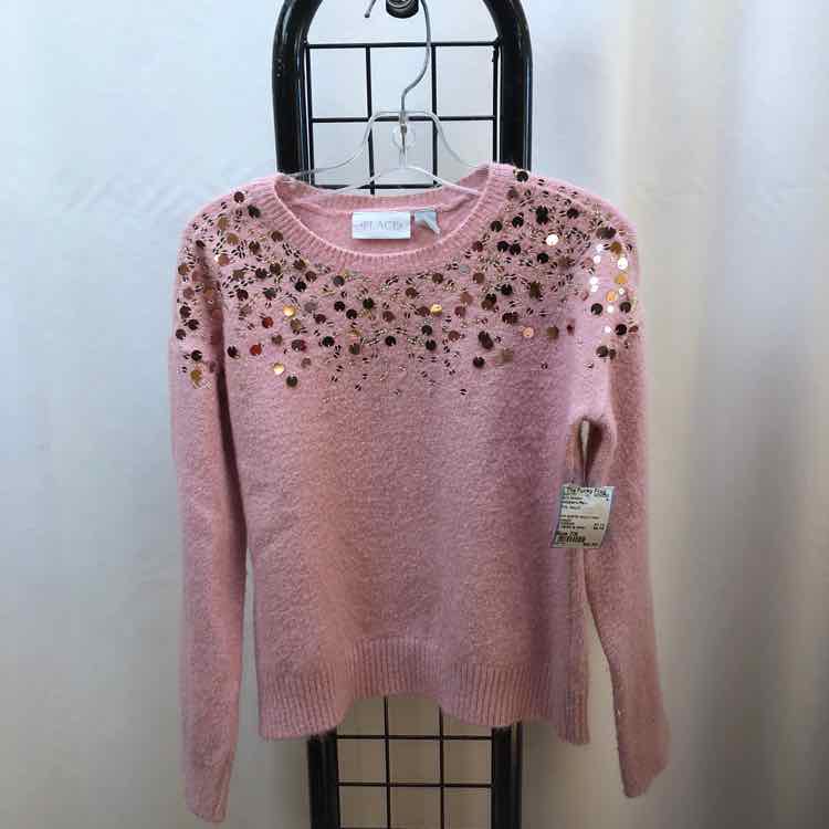Children's Place Pink Sequin Child Size 7/8 Girl's Sweater
