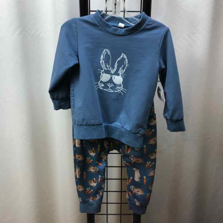 Blue Graphic Child Size 3 Boy's Outfit