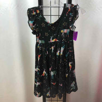 Dot Dot Smile Black Christmas Child Size 3/4 Girl's Dress