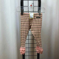 Matilda Jane Pink Stripe Child Size 2 Girl's Leggings