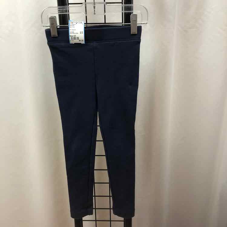 Crew Cuts Navy Solid Child Size 4/5 Girl's Leggings