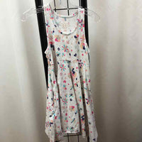 EGG White Floral Child Size 4 Girl's Dress