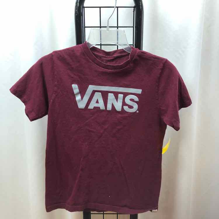 Vans Red Logo Child Size 7 Boy's Shirt