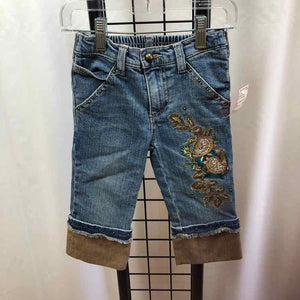 mary kate & ashley O Denim Embroidered Child Size 4 Girl's Jeans