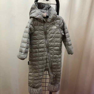 The North Face Gray Quilted Child Size 12-18 m Boy's Outerwear