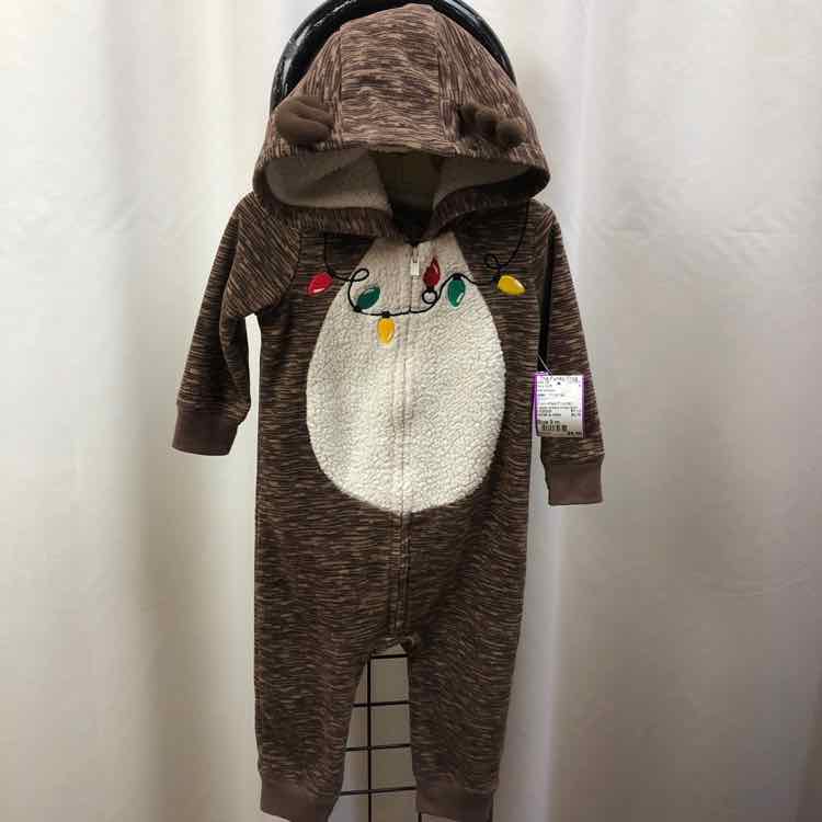 just one you Brown Christmas Child Size 9 m Boy's Outfit