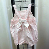Janie and Jack Pale Pink Eyelet Child Size 3-6 Months Girl's Romper
