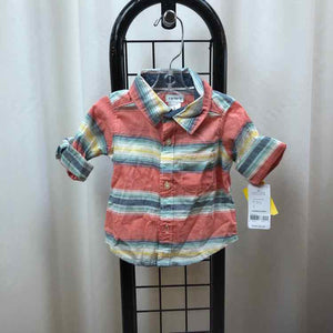 Carter's Pink Stripe Child Size 3 m Boy's Shirt