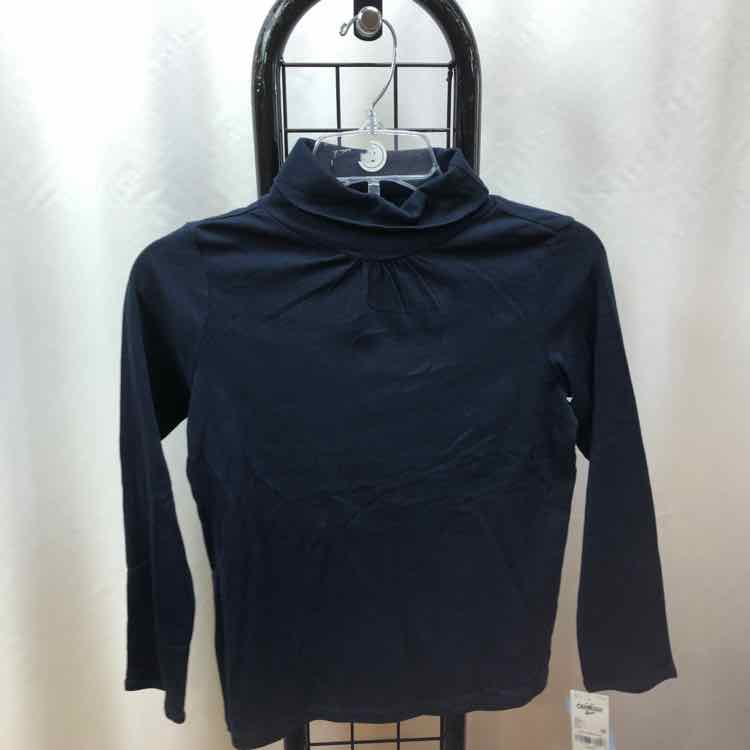 Oshkosh Navy Solid Child Size 10 Girl's Shirt