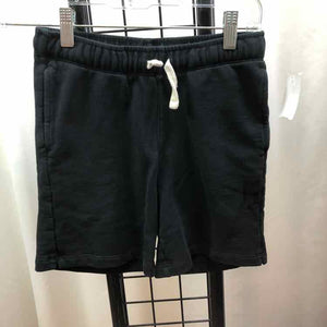 Black Solid Child Size 8 Boy's Shorts