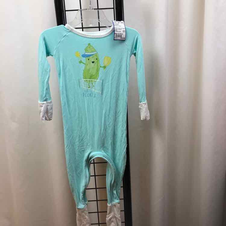 Little sleepies Baby Blue Graphic Child Size 12-18 m Boy's Pajamas