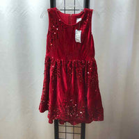 Rare Editions Red Sequin Child Size 4 Girl's Dress