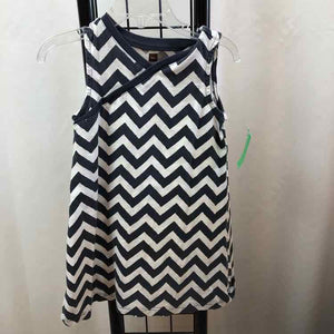 Tea Navy Chevron Child Size 4 Girl's Dress