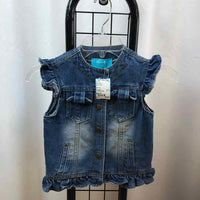 Denim Bay Denim Solid Child Size 6 Girl's Vest