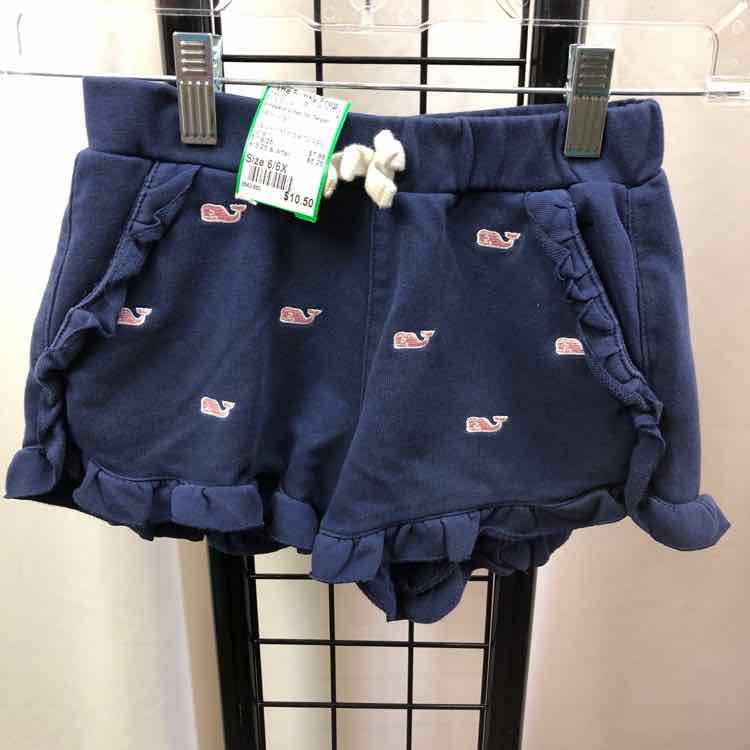 Vineyard Vines for Target Navy Logo Child Size 6/6X Girl's Shorts