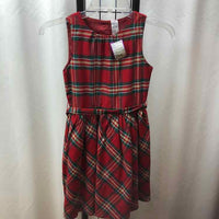 Carter's Red Plaid Child Size 8 Girl's Dress