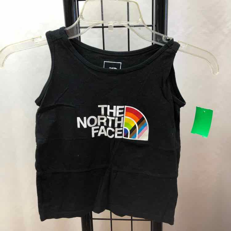 The North Face Black Logo Child Size 6 Girl's Shirt