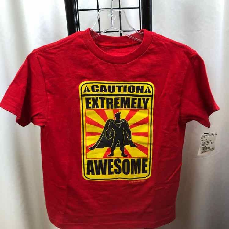 Red Graphic Child Size 7 Boy's Shirt