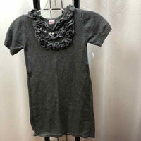 Gymboree Gray Solid Child Size 6 Girl's Dress