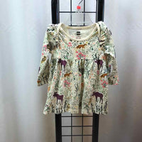 Tea White Patterned Child Size 6-9 m Girl's Dress