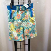 Matilda Jane Baby Blue Floral Child Size 6 Boy's Swimwear