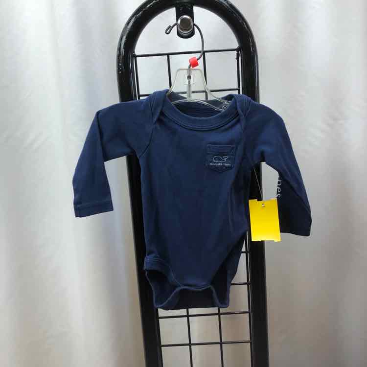 Vineyard vines Navy Logo Child Size 0-3 m Boy's Shirt