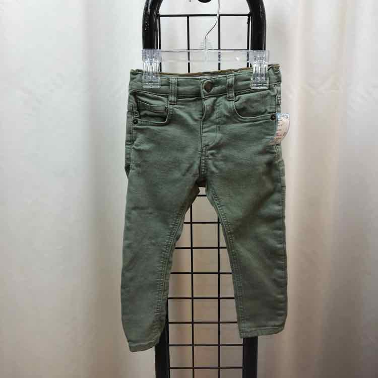Zara Green Solid Child Size 18-24 m Boy's Jeans