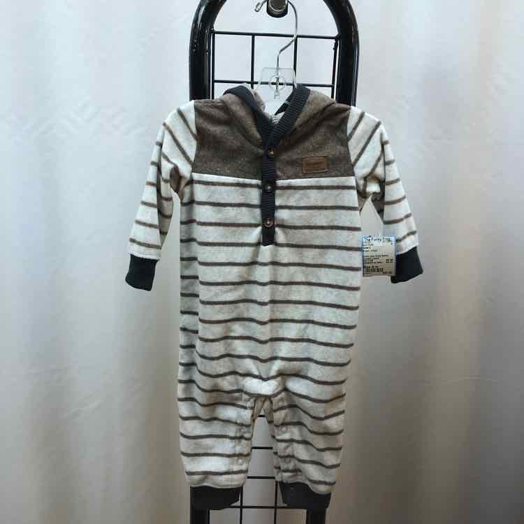 Carter's Brown Stripe Child Size 6 m Boy's Outfit
