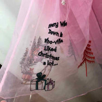 Hanna Andersson Pink Christmas Child Size 6/7 Girl's Skirt

