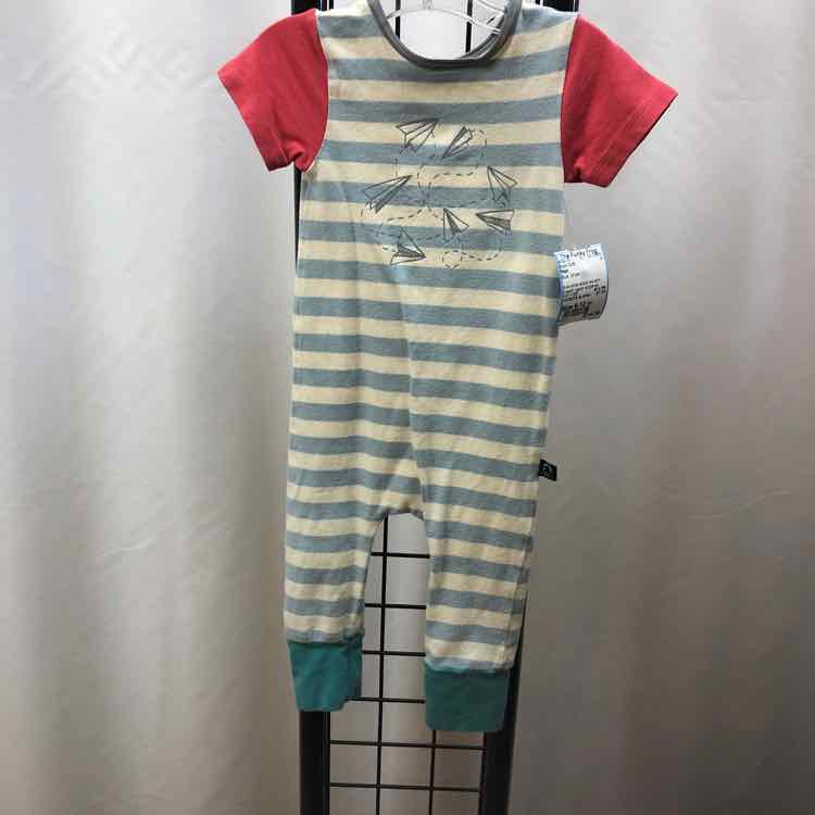 Rags Blue Stripe Child Size 6-12 m Boy's Outfit