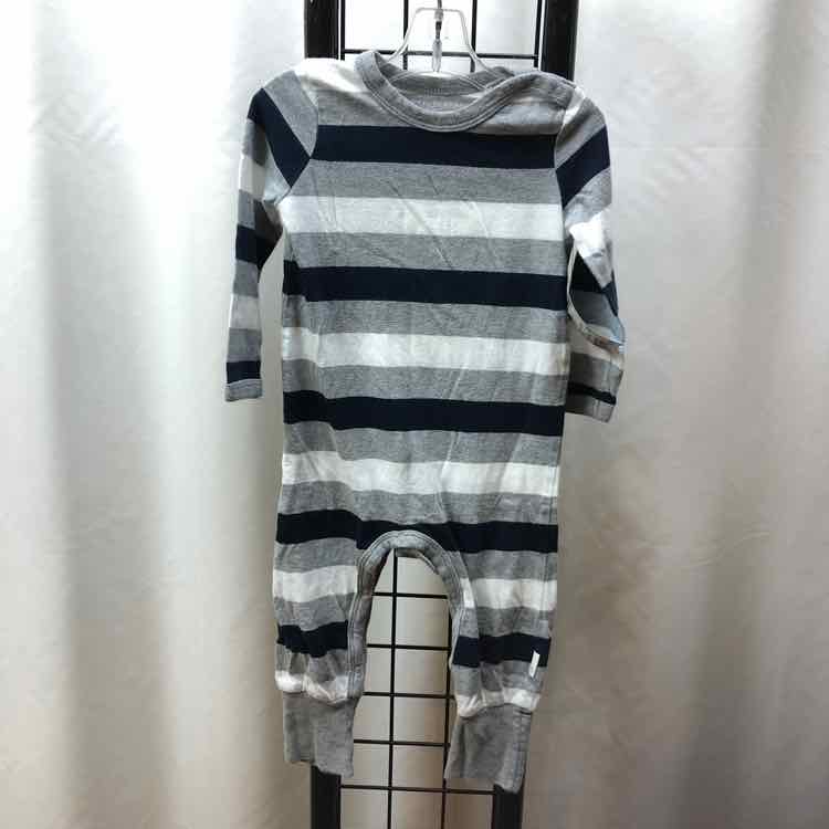 Burt's bees Gray Stripe Child Size 6-9 m Boy's Outfit