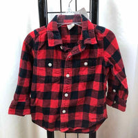 Gap Red Checkered Child Size 2 Boy's Shirt