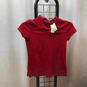 Old Navy Red Solid Child Size 10/12 Girl's Shirt
